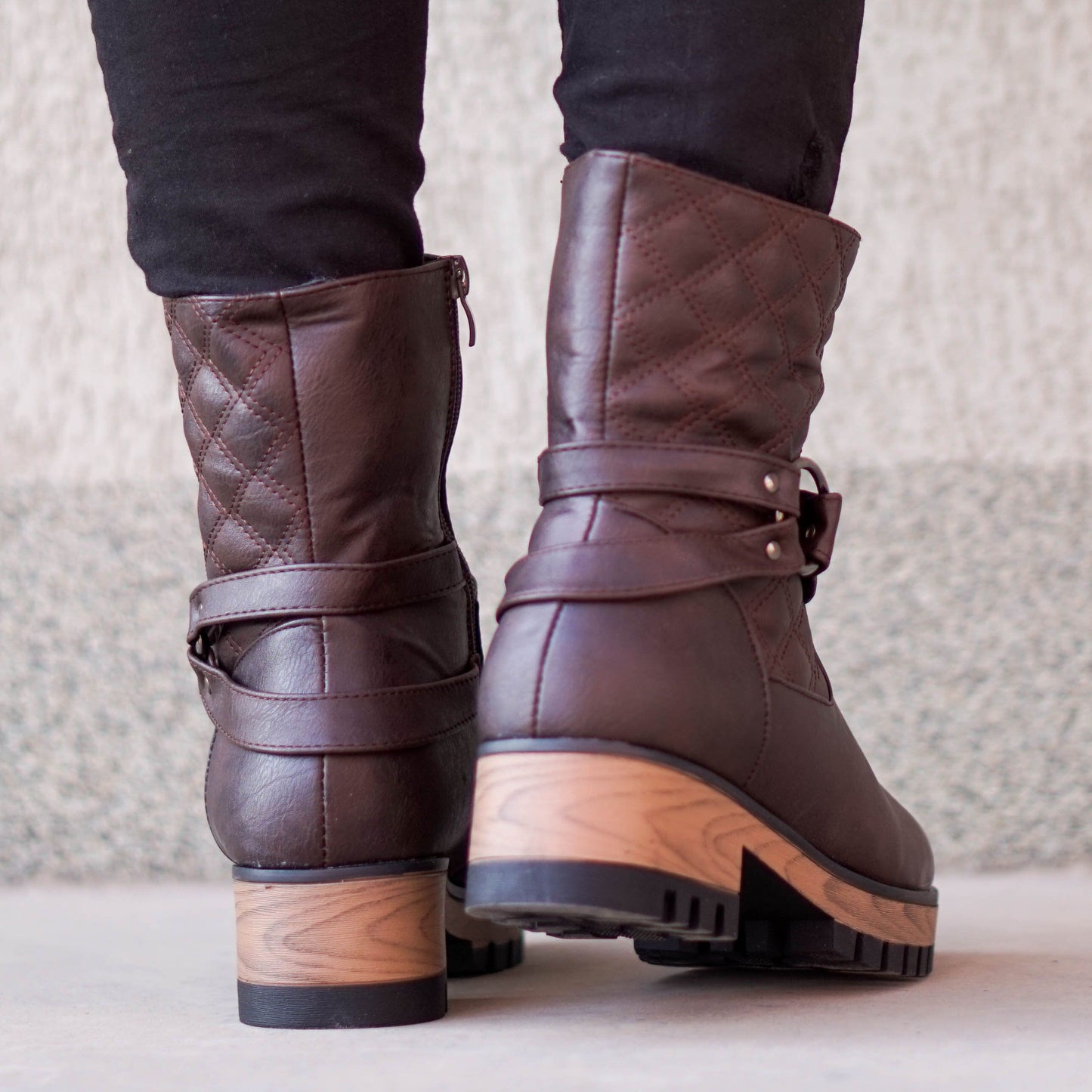 Дамски кафяви боти - Julia - Brown