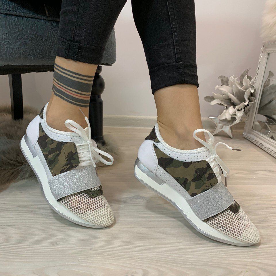 Дамски камуфлажни маратонки - Nara - Camouflage