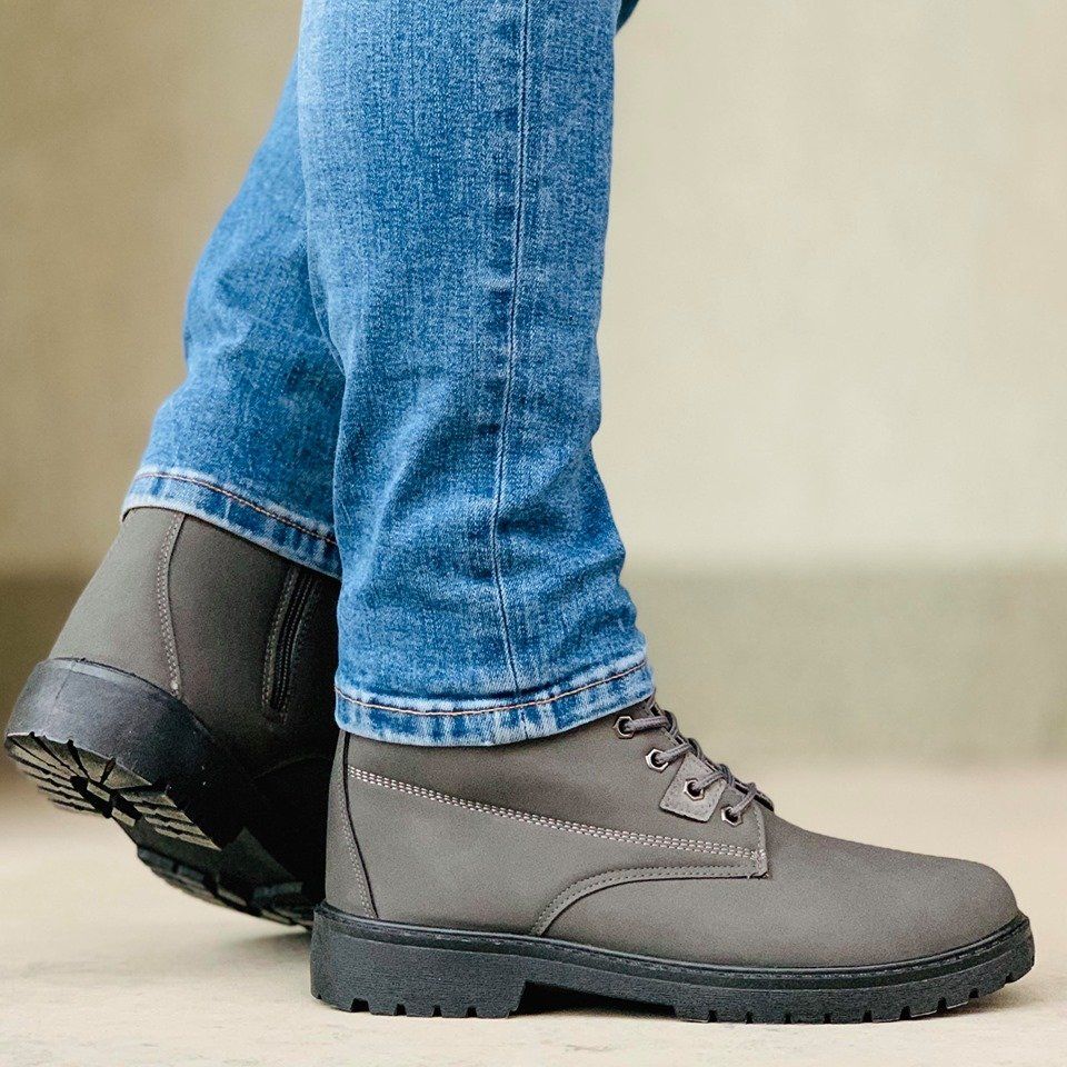 Мъжки сиви боти - Joe - Dark Grey