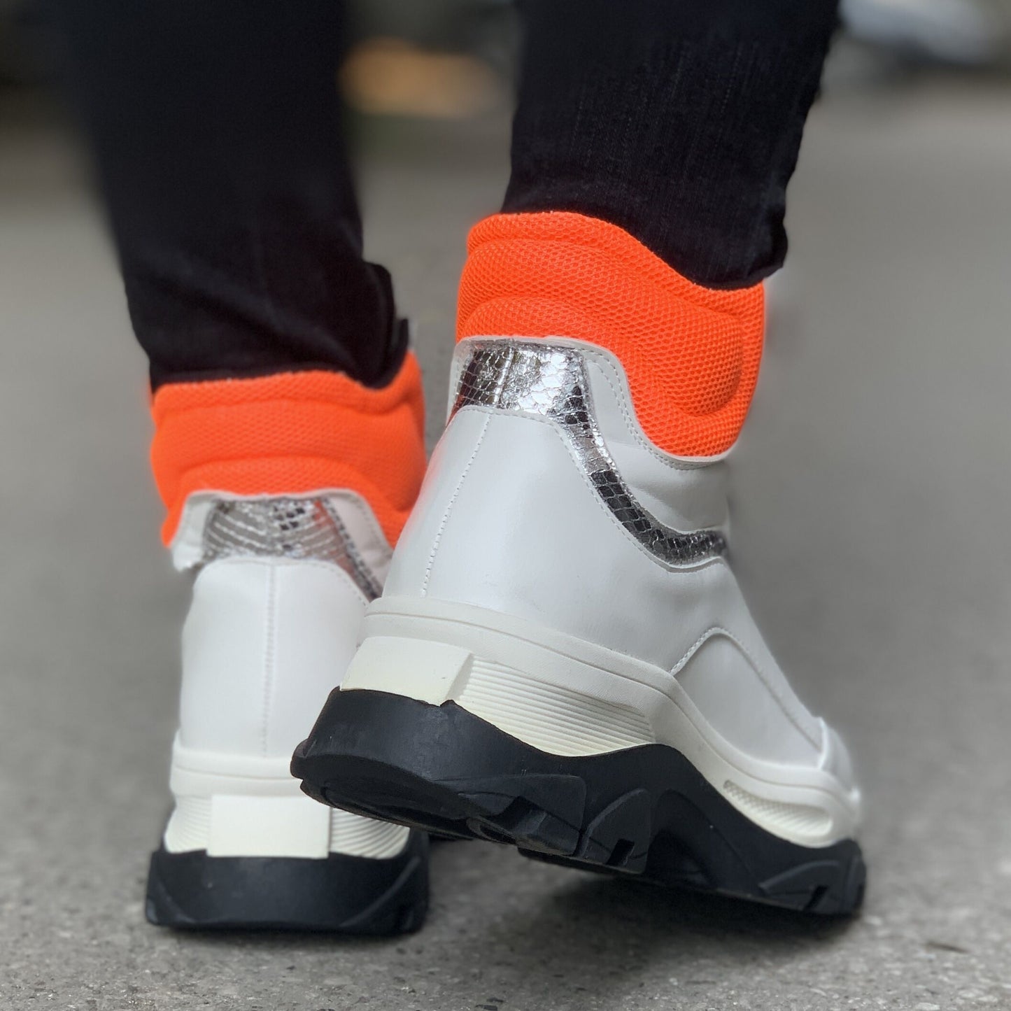 Дамски бели маратонки - Roksana - White