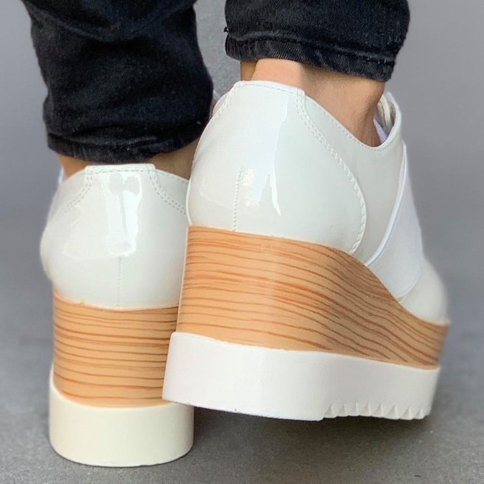 Дамски бели обувки - Kiiara - White