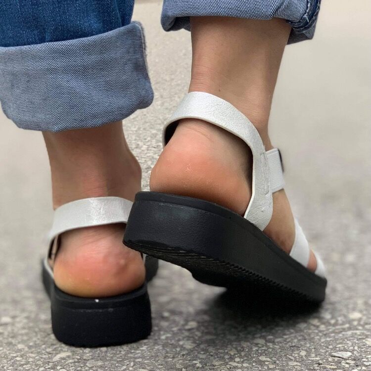 Дамски бели сандали - Nadiya - White