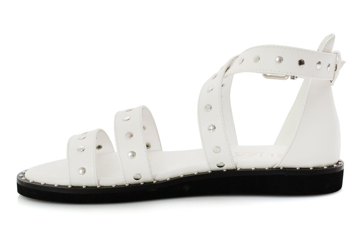 Дамски бели сандали римски стил - LAZIO - White