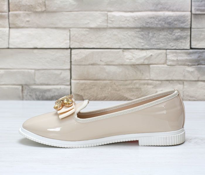 Дамски бежови еспадрили - Lenny - Beige