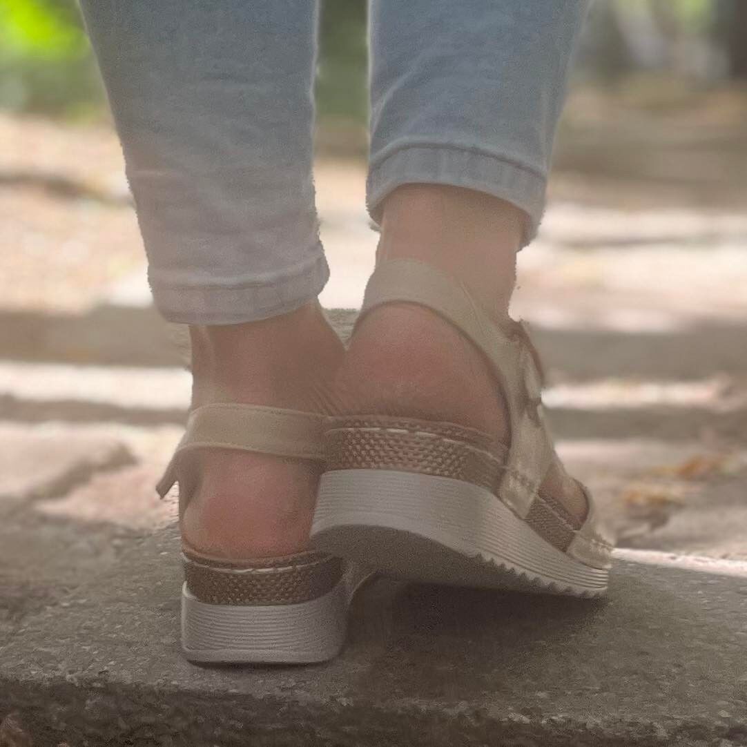 Дамски бежови сандали - Kristen - Beige