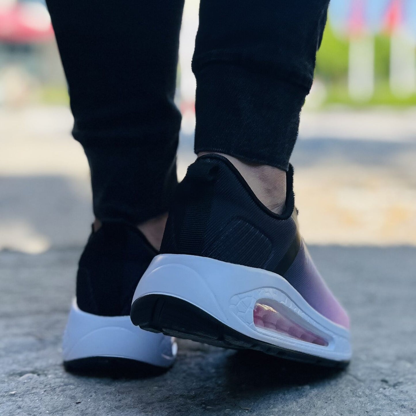 Дамски розови маратонки Abey Pink Black – Дишащи и Леки