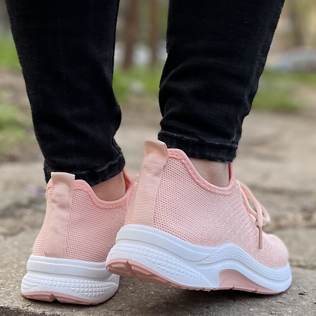 Дамски розови маратонки - Kathrin - Pink