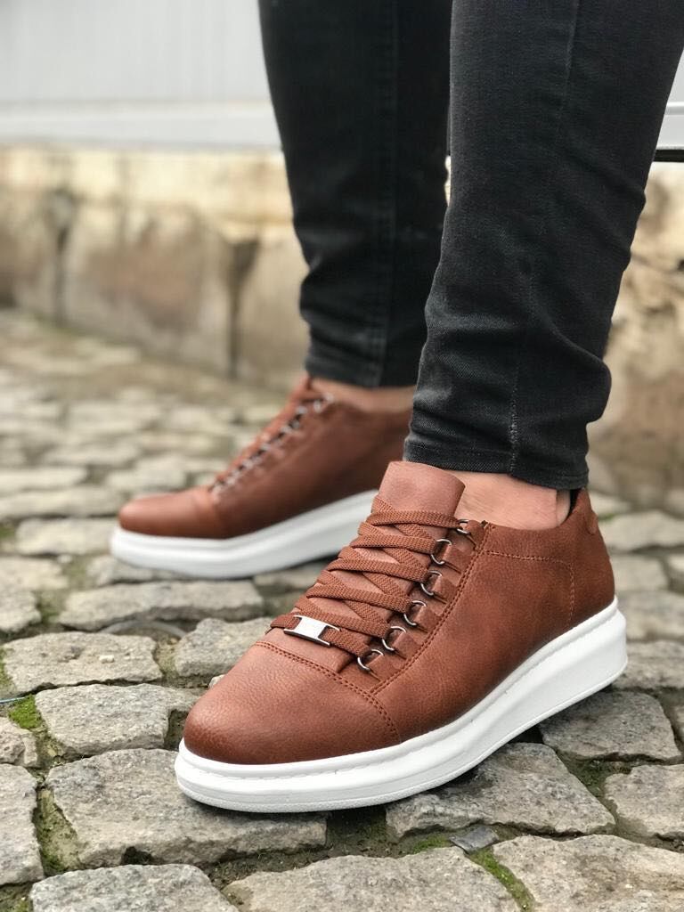 Мъжки кафяви кецове - Toni - Brown