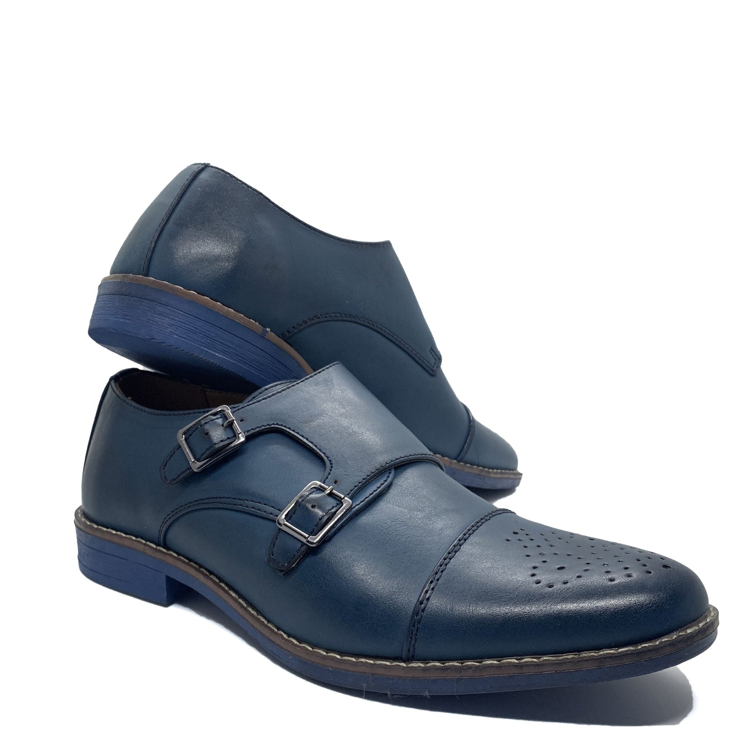Мъжки сини официални обувки - Italiano