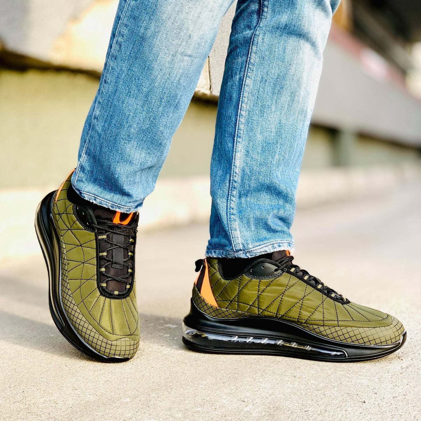 Мъжки зелени маратонки - Oliwer - Green