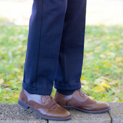 Мъжки официални обувки Pietro - Marrone