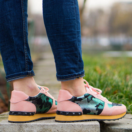 Дамски маратонки Valentina - Pink