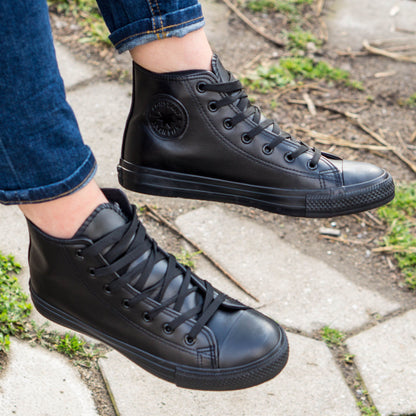 Дамски високи черни кецове - Nikol - Nero