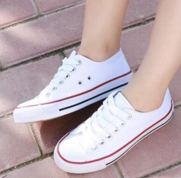 Дамски бели кецове - Nikol - White