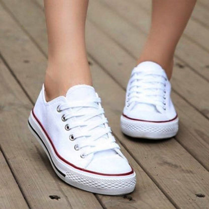 Дамски бели кецове - Nikol - White