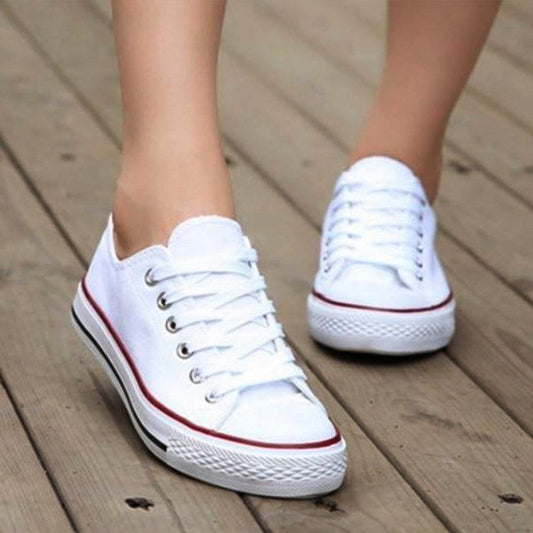 Дамски бели кецове - Nikol - White