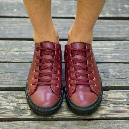 Мъжки  кецове в цвят бордо - Nikol - Bordeaux