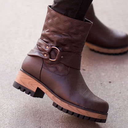 Дамски кафяви боти - Julia - Brown