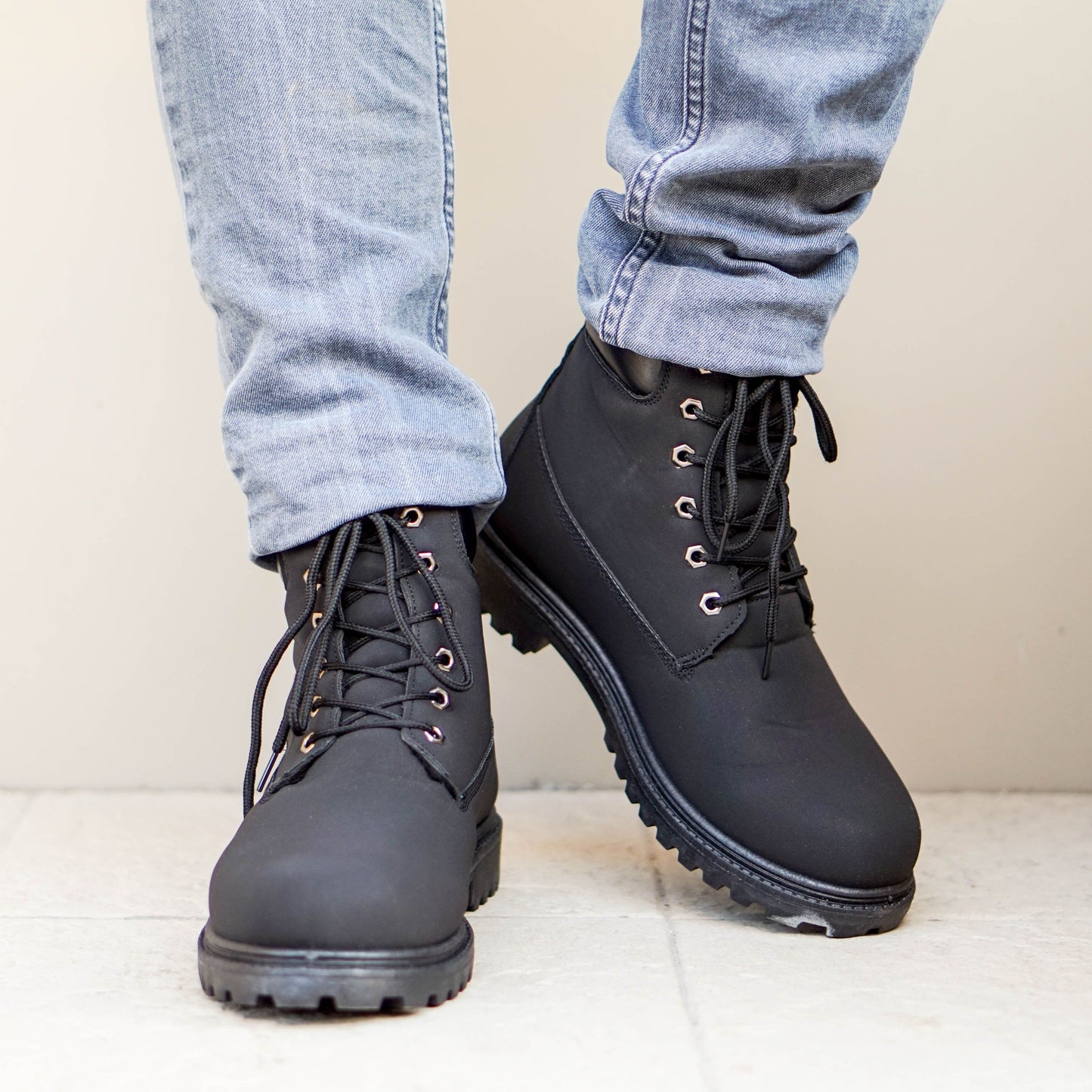 Мъжки черни кубинки Maximo - Black