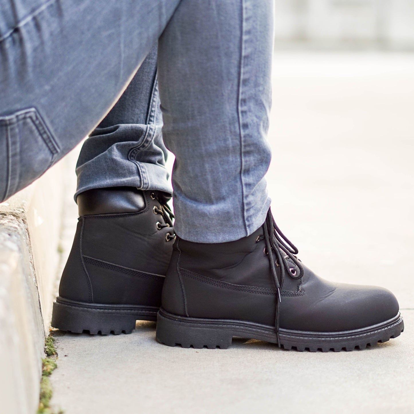 Мъжки черни кубинки Maximo - Black