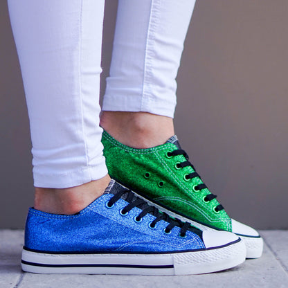 Дамски зелено сини  кецове - Melissa - Blue