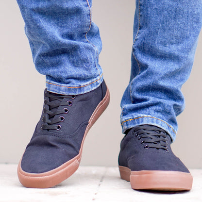 Мъжки черни кецове - Anna - Black