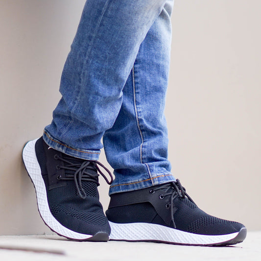 Мъжки черни маратонки - Anthony - Black