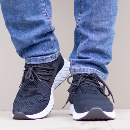 Мъжки черни маратонки - Anthony - Black