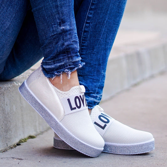 Дамски бели еспадрили - Maylin - White