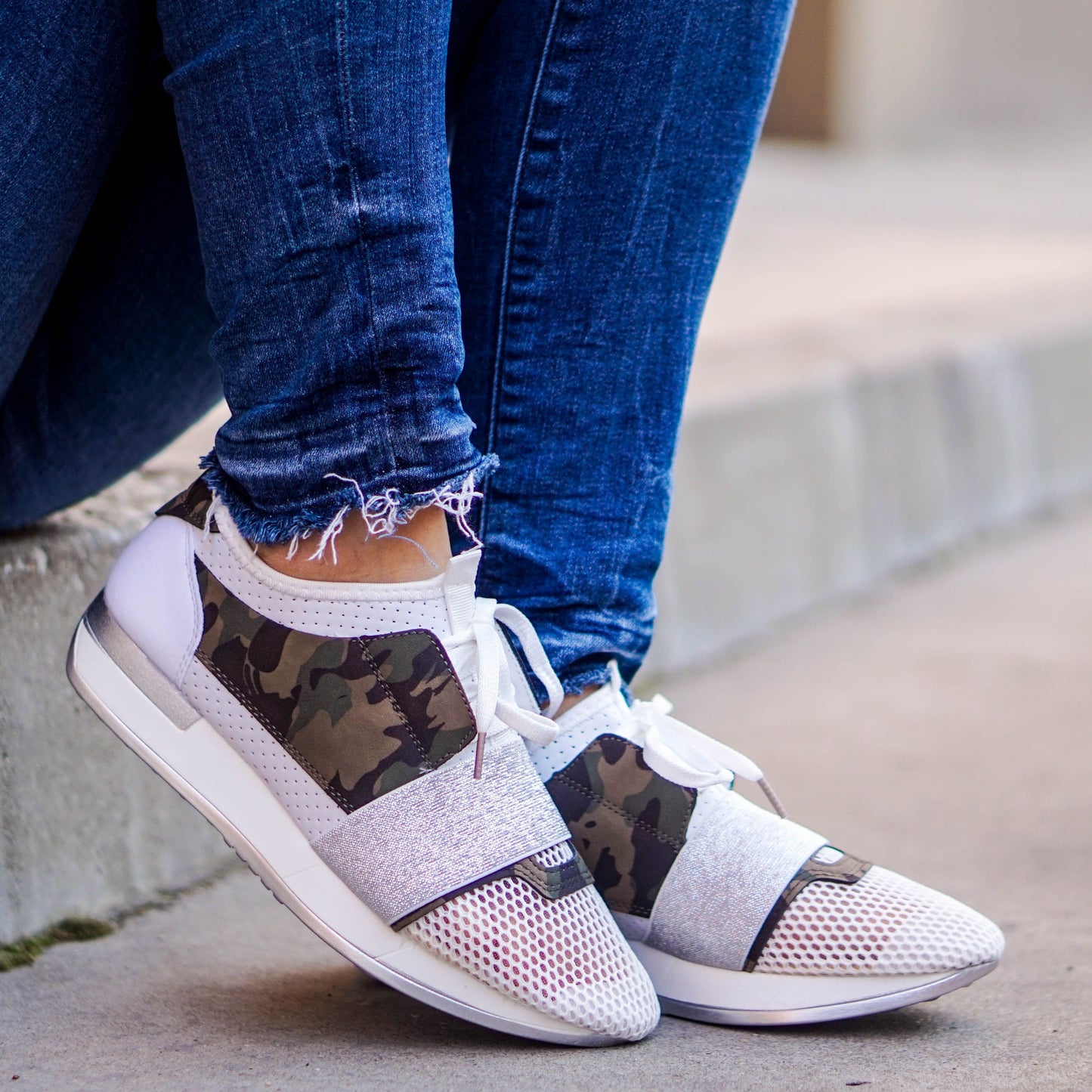 Дамски камуфлажни маратонки - Nara - Camouflage