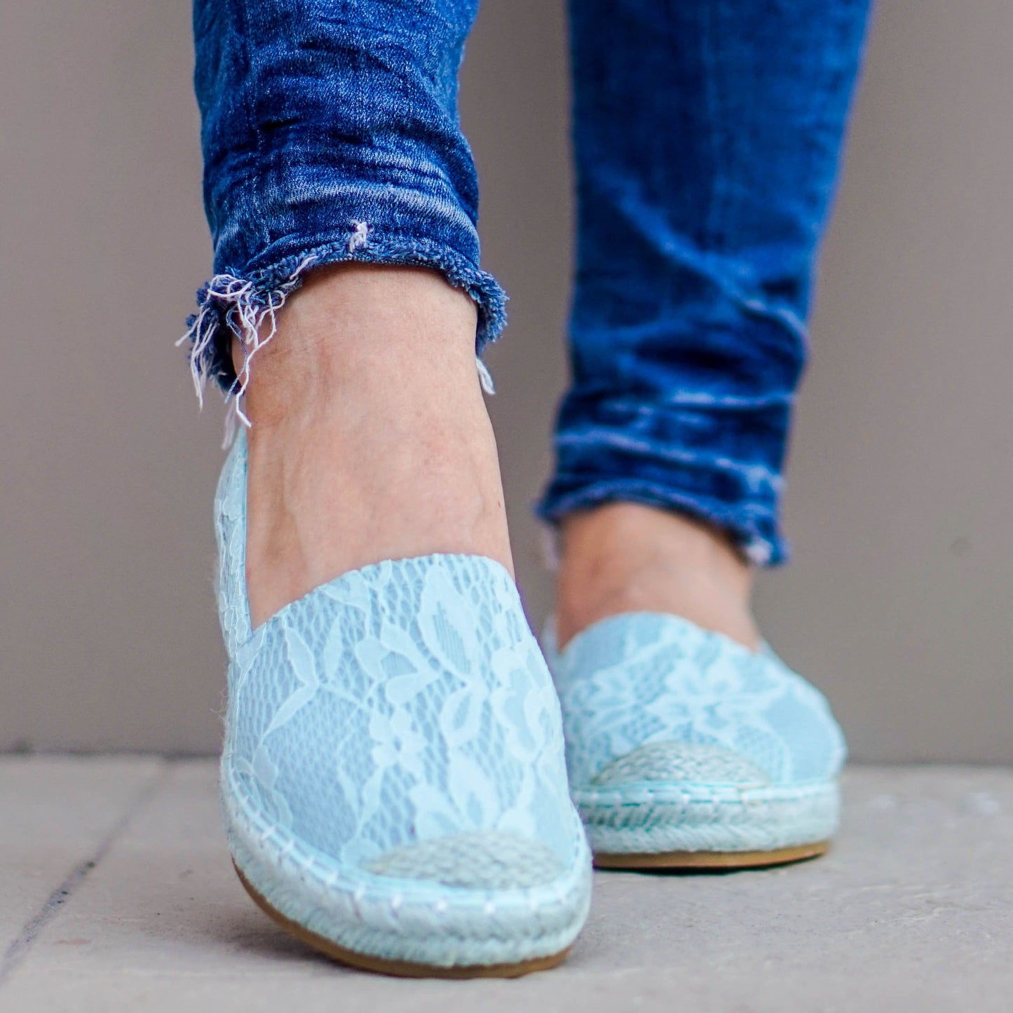 Дамски сини еспадрили - Roxie - Blue