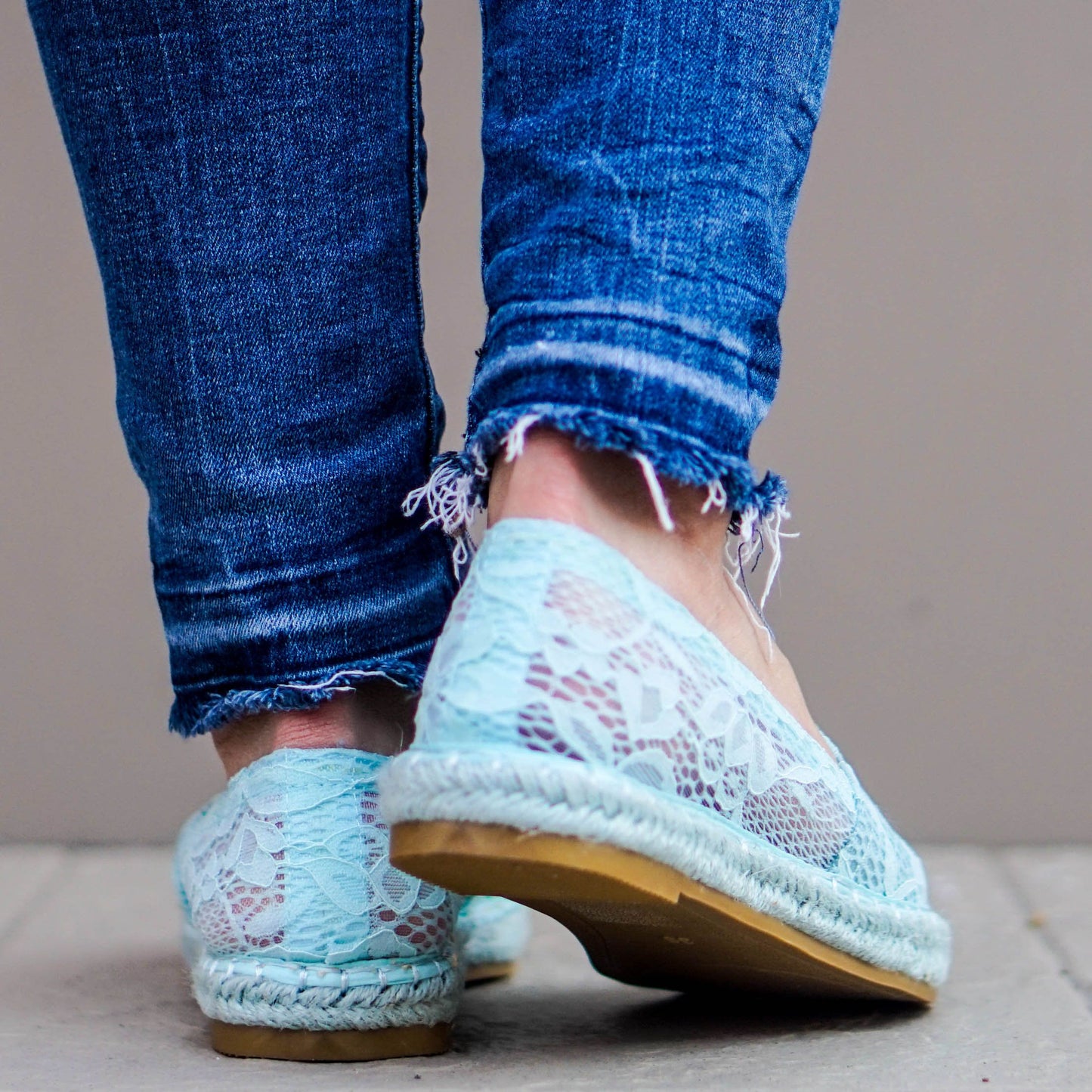 Дамски сини еспадрили - Roxie - Blue