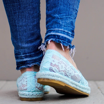 Дамски сини еспадрили - Roxie - Blue