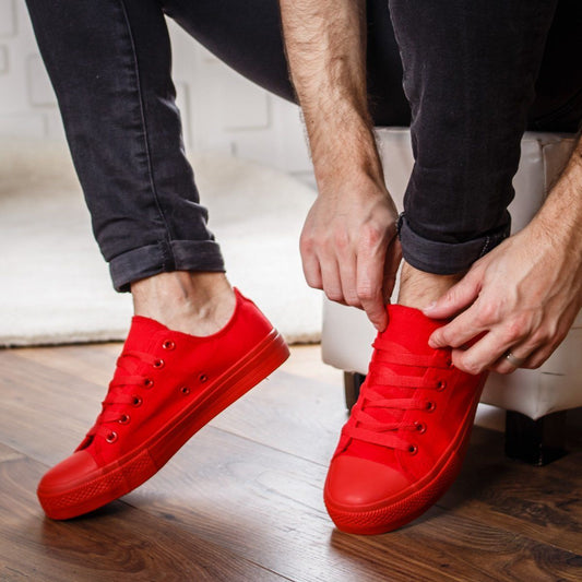 Мъжки червени кецове - Niko - Red