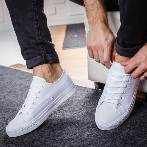 Мъжки бели кецове - Nikol - White