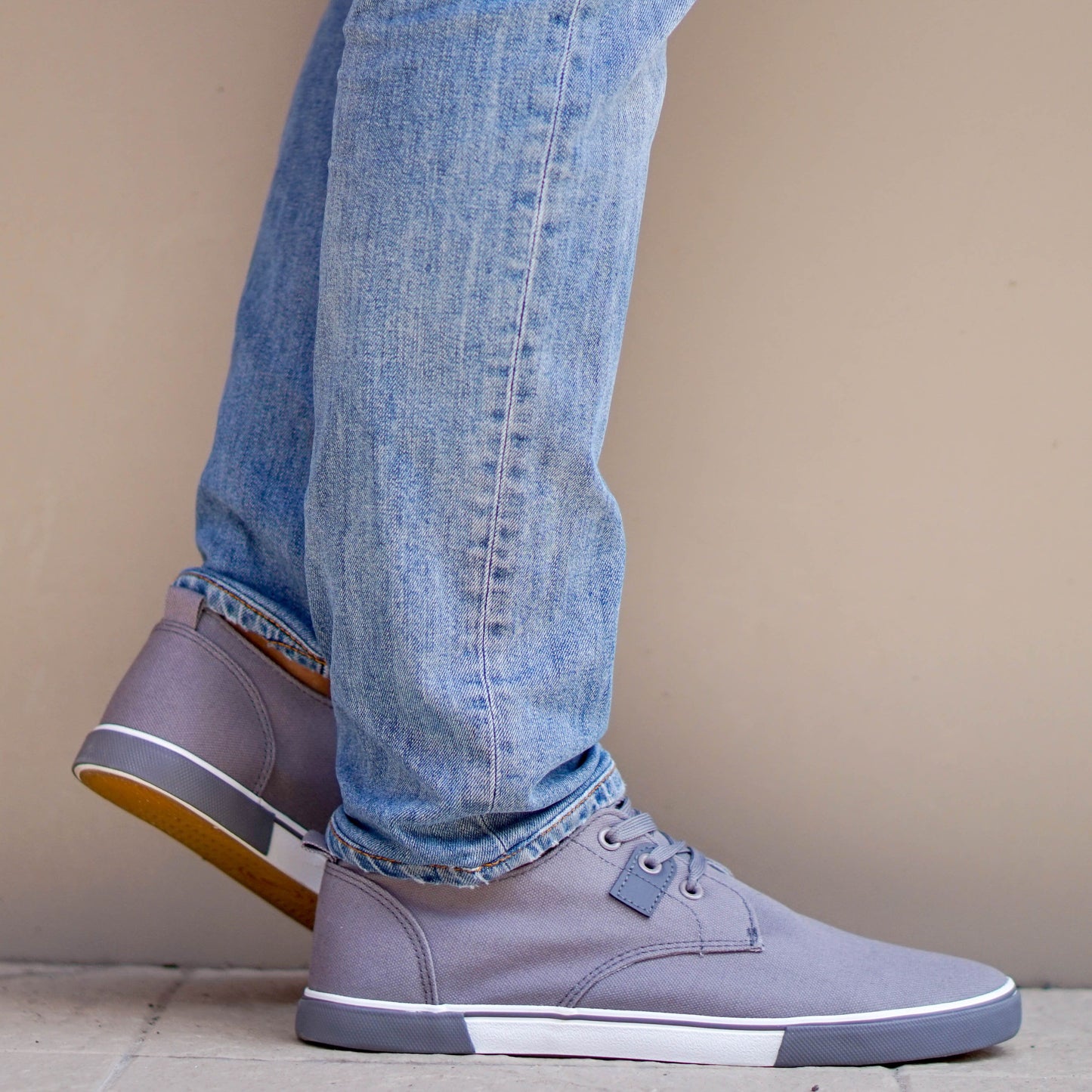 Мъжки сиви кецове - Brayan - Grey