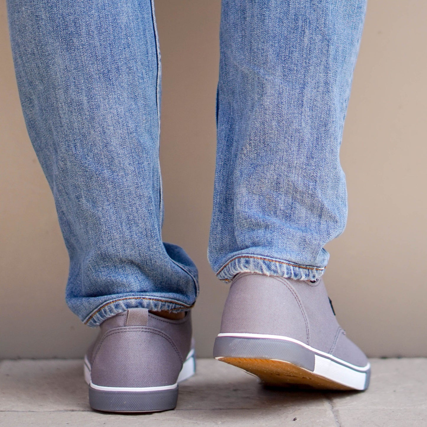 Мъжки сиви кецове - Brayan - Grey