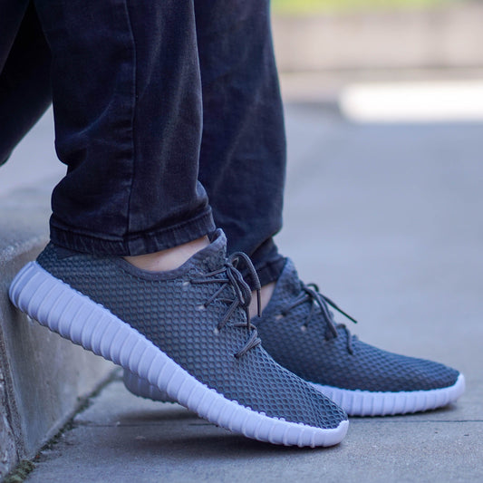 Мъжки мрежести, сиви маратонки Lenno`19 - Grey