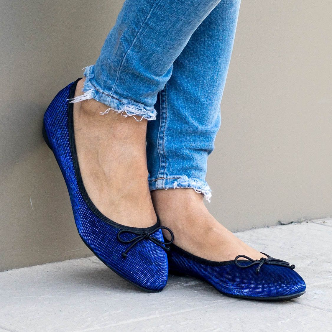 Дамски сини еспадрили - Luane  - Blue