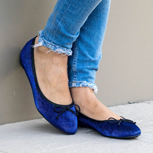 Дамски сини еспадрили - Luane  - Blue