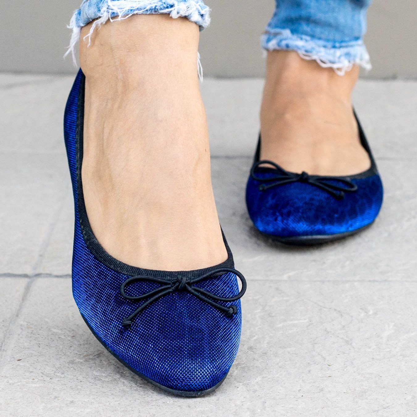 Дамски сини еспадрили - Luane  - Blue