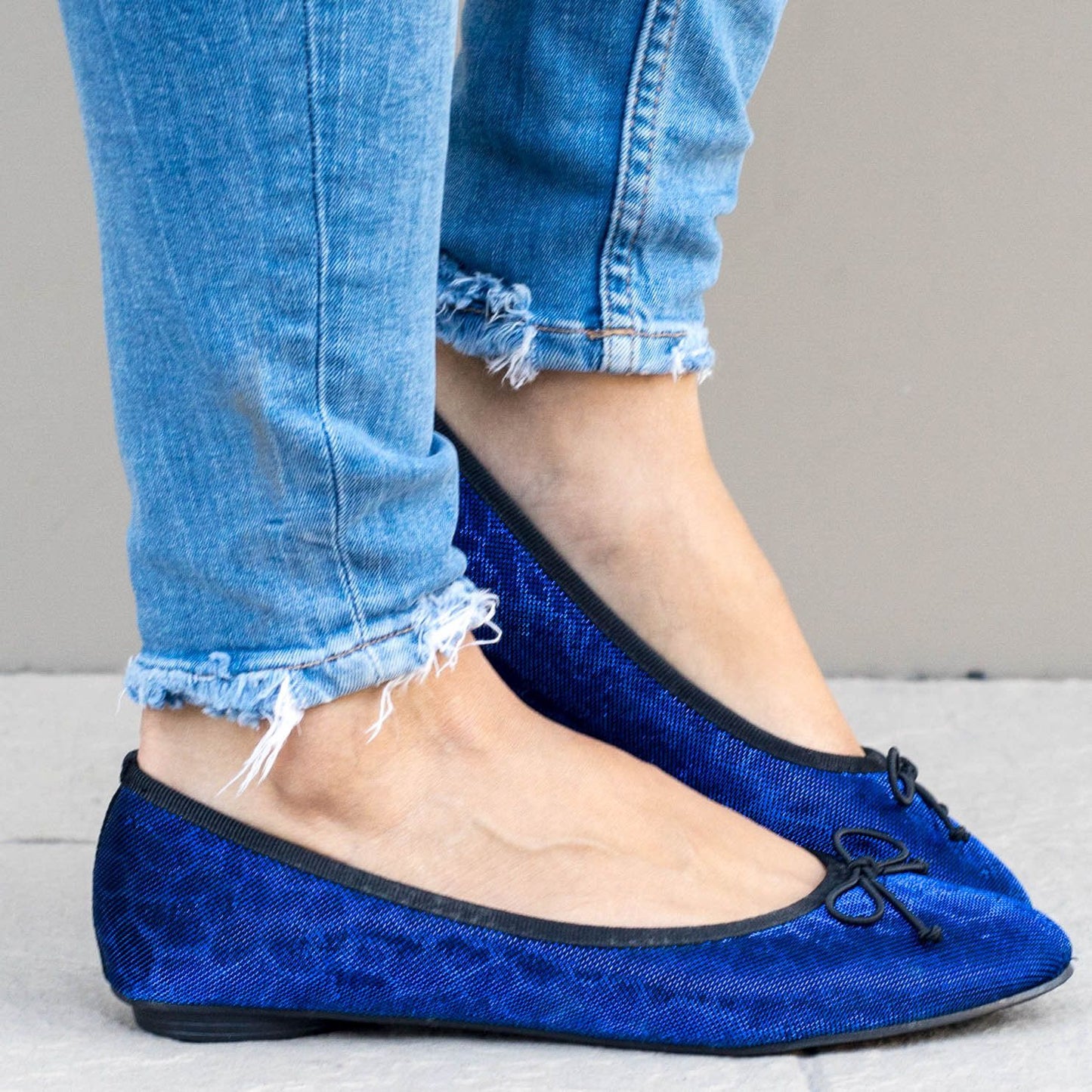 Дамски сини еспадрили - Luane  - Blue