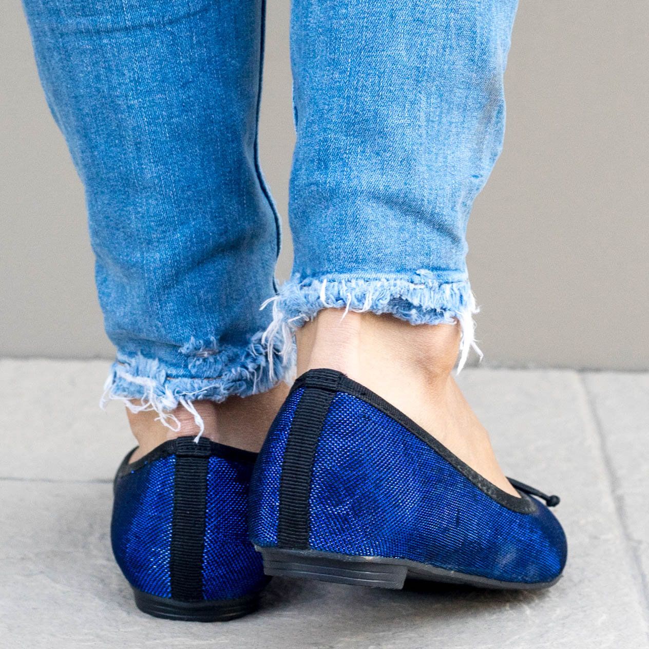 Дамски сини еспадрили - Luane  - Blue