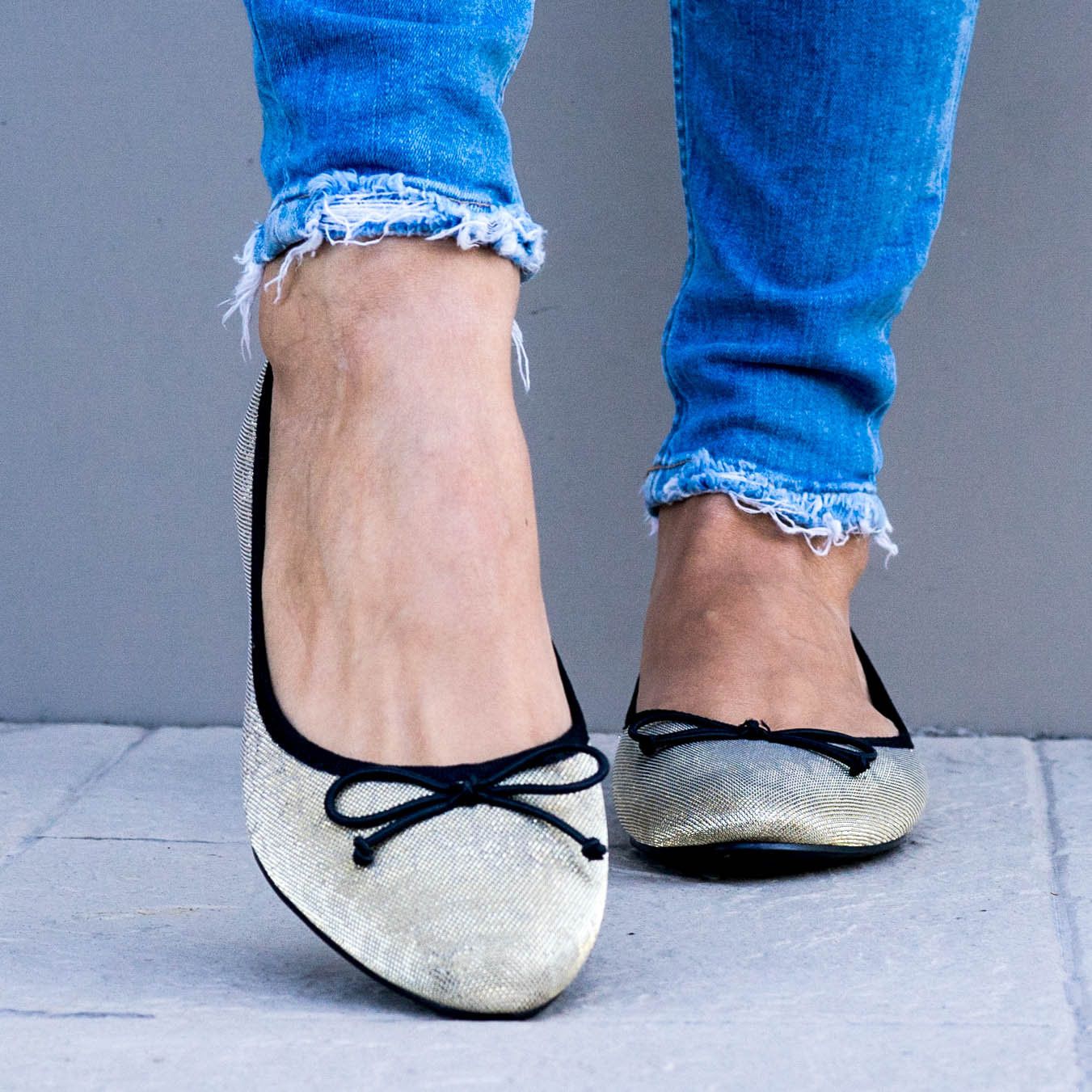 Дамски златисти еспадрили - Luane  - Gold