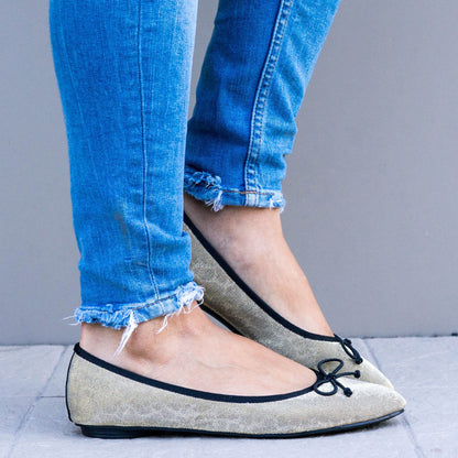 Дамски златисти еспадрили - Luane  - Gold