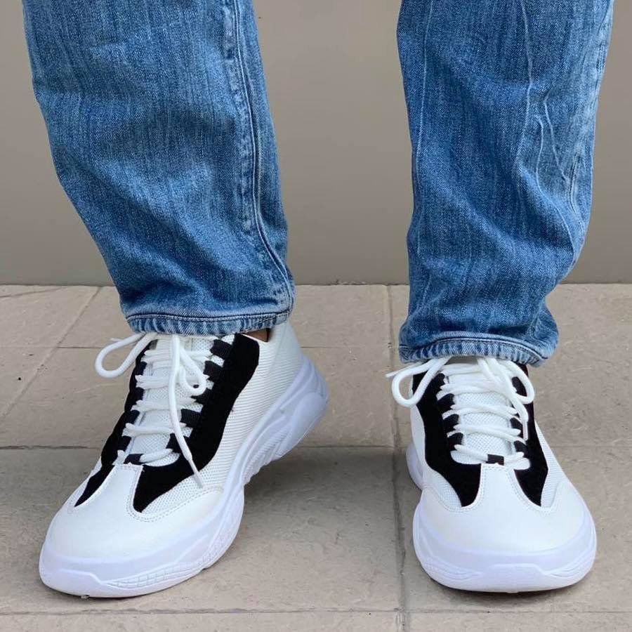 Мъжки олекотени, бели маратонки Carlos`19 -  White