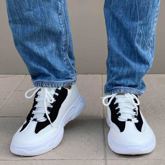 Мъжки олекотени, бели маратонки Carlos`19 -  White