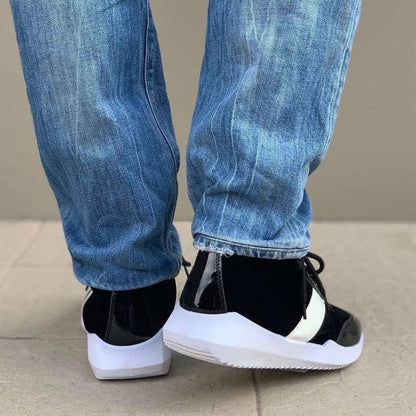 Мъжки спортно - елегантни обувки - Alex - Black