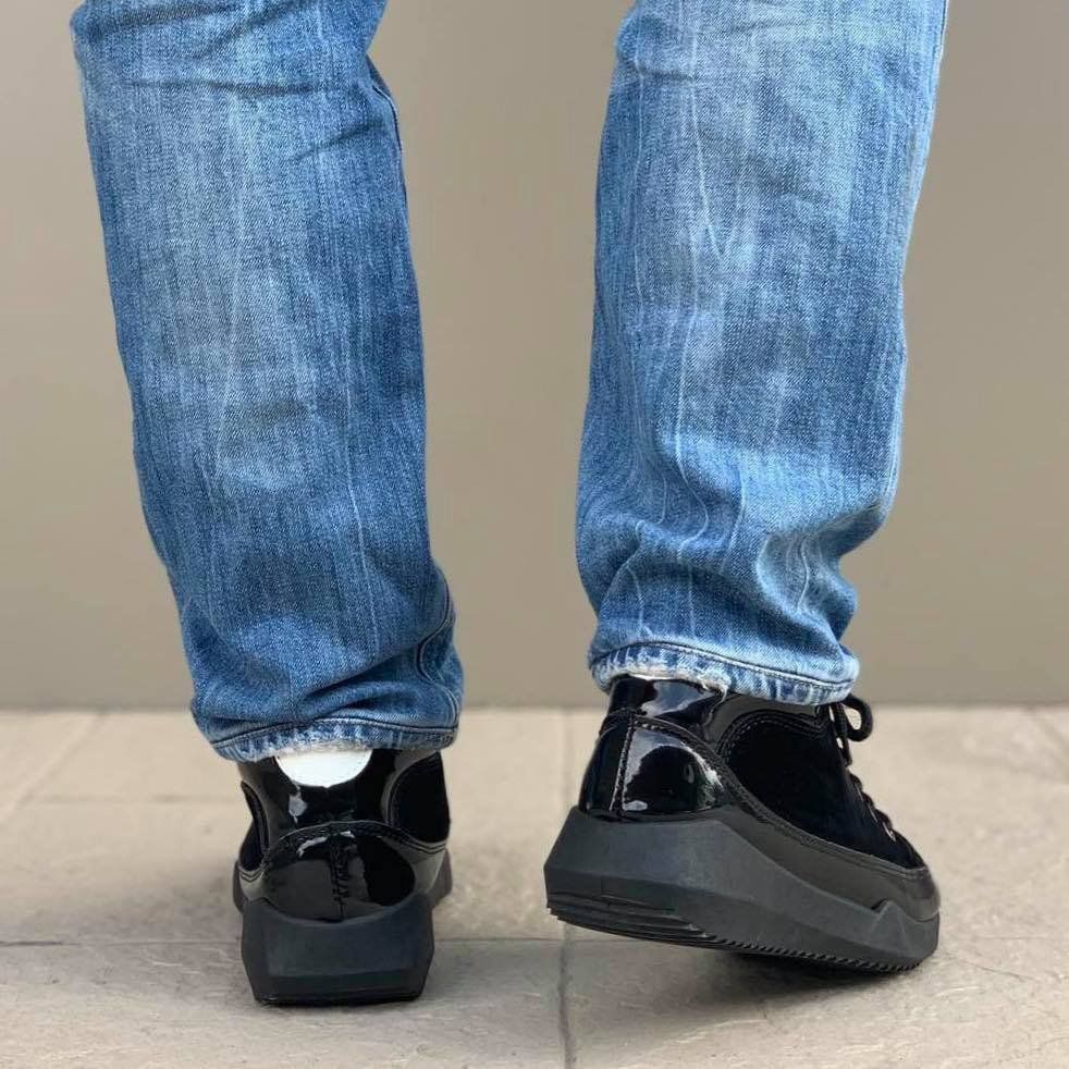 Мъжки спортно - елегантни обувки - Bryan - Black