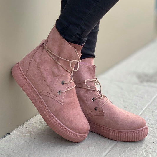Дамски розови боти  Snowy - Pink